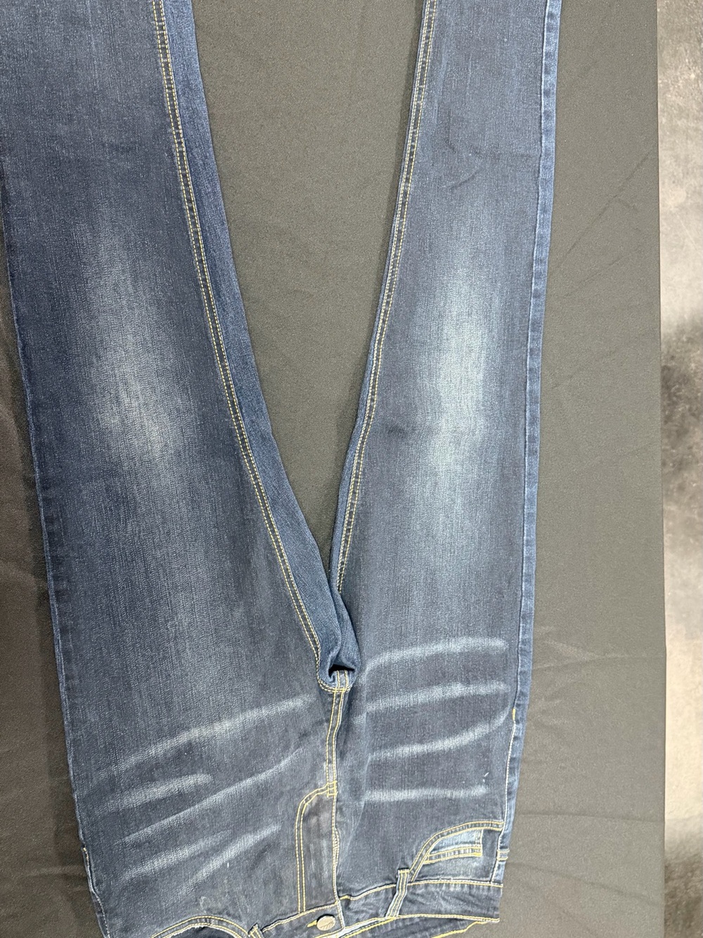 Slim Fit Men's Dark Blue Stretch Jeans